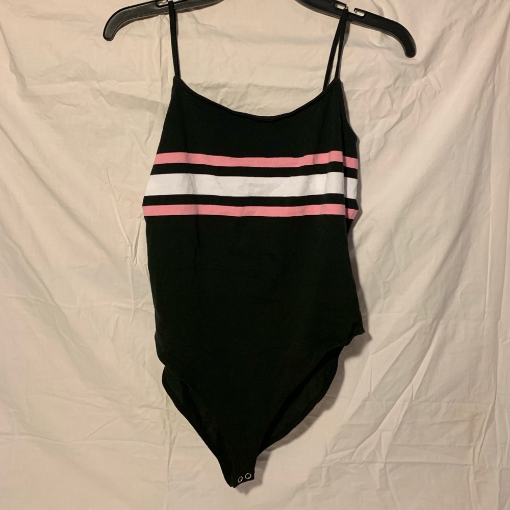 Striped bodysuit